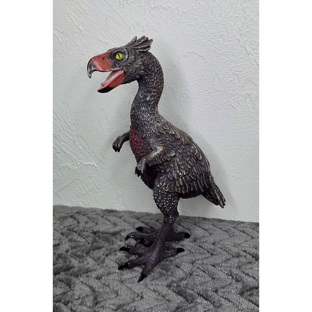GASTORNIS Prehistoric Extinct Terror Bird Soft Plastic Squeezable Retired Toy